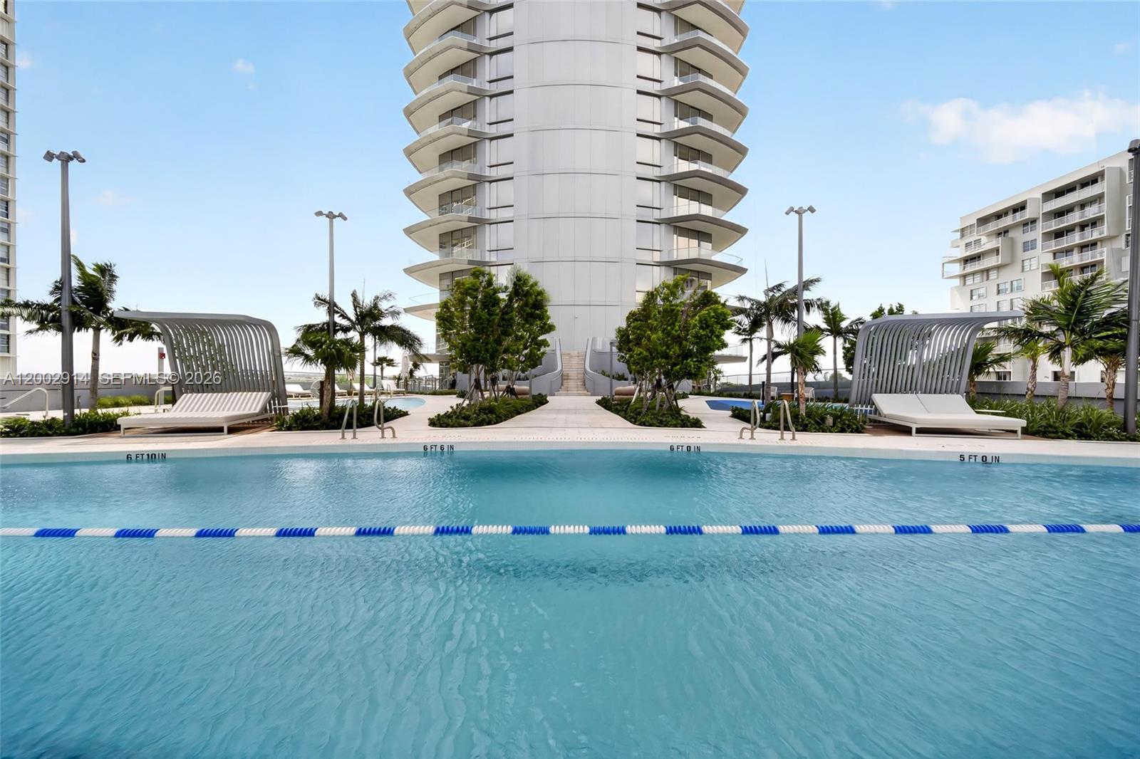 175 Southeast 25th Road, Unit 2602 Miami, FL 33129 - Photo 43 of 74 a view of swimming pool and fire pit