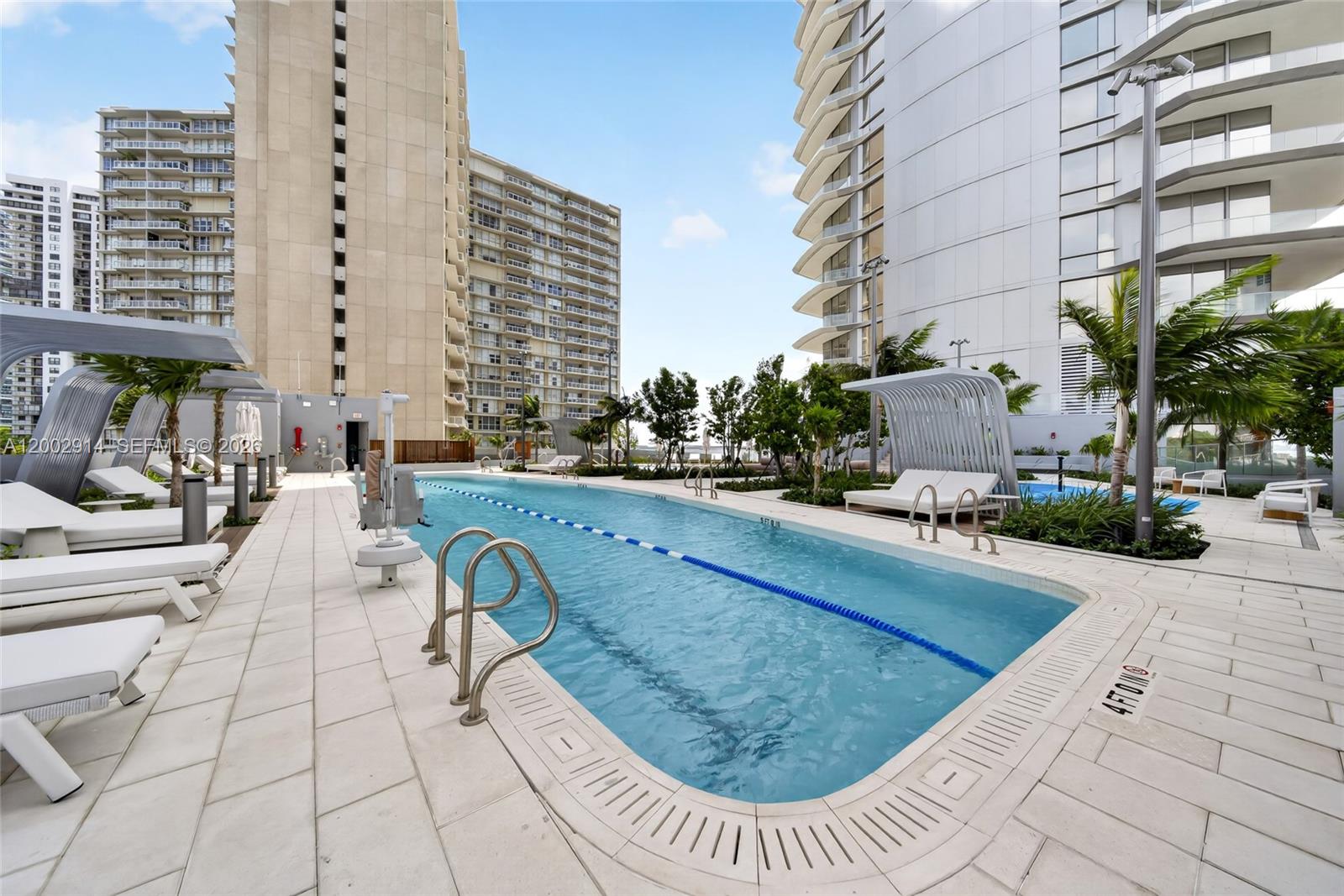 175 Southeast 25th Road, Unit 2602 Miami, FL 33129 - Photo 54 of 74 a view of balcony with outdoor seating