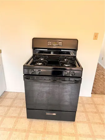 a close view of stove