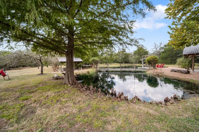 a view of outdoor space with garden