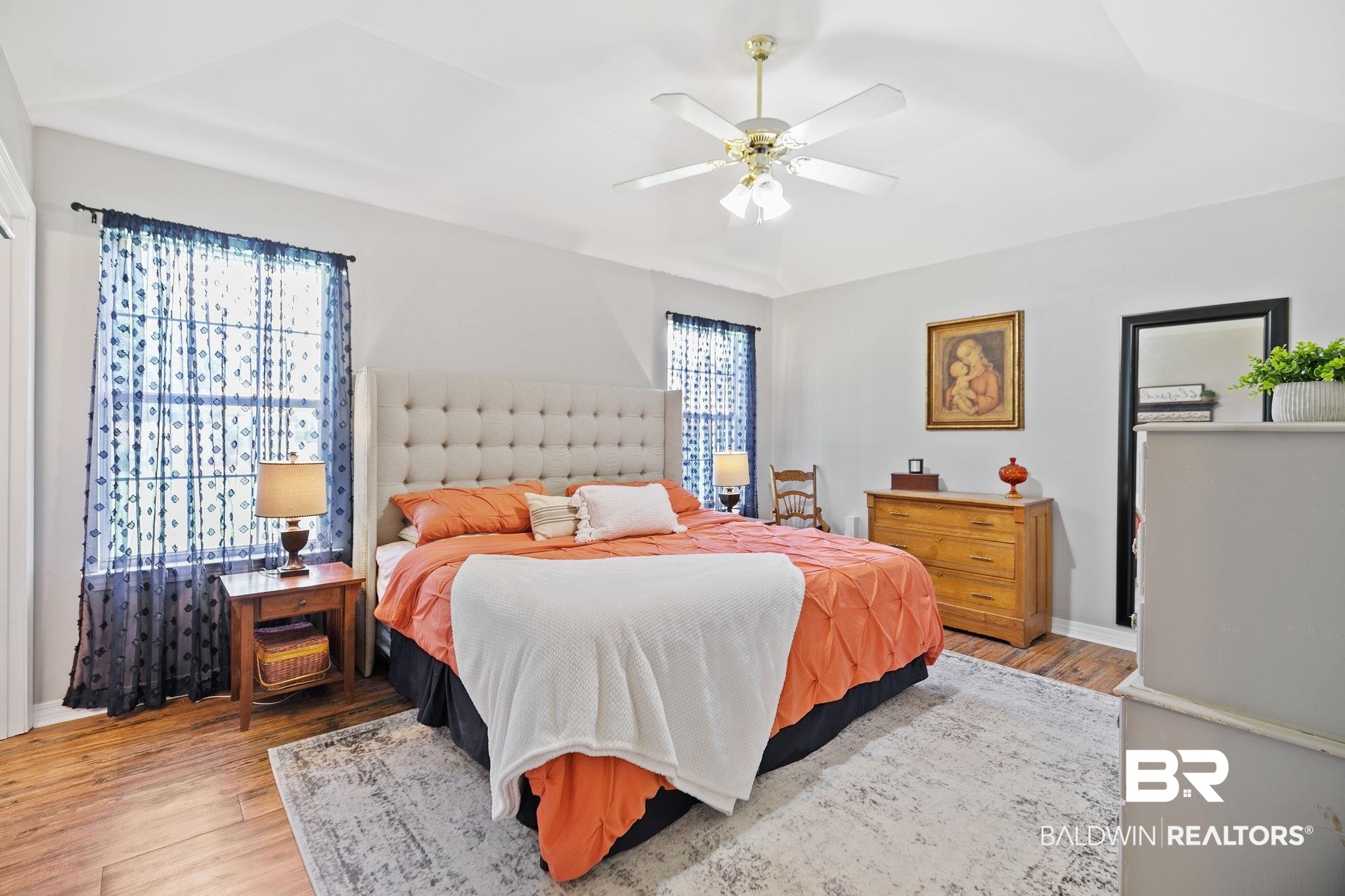 53 Magnolia Circle Foley, AL 36535 - Photo 27 of 33 Bedroom featuring wood-type flooring and ceiling fan