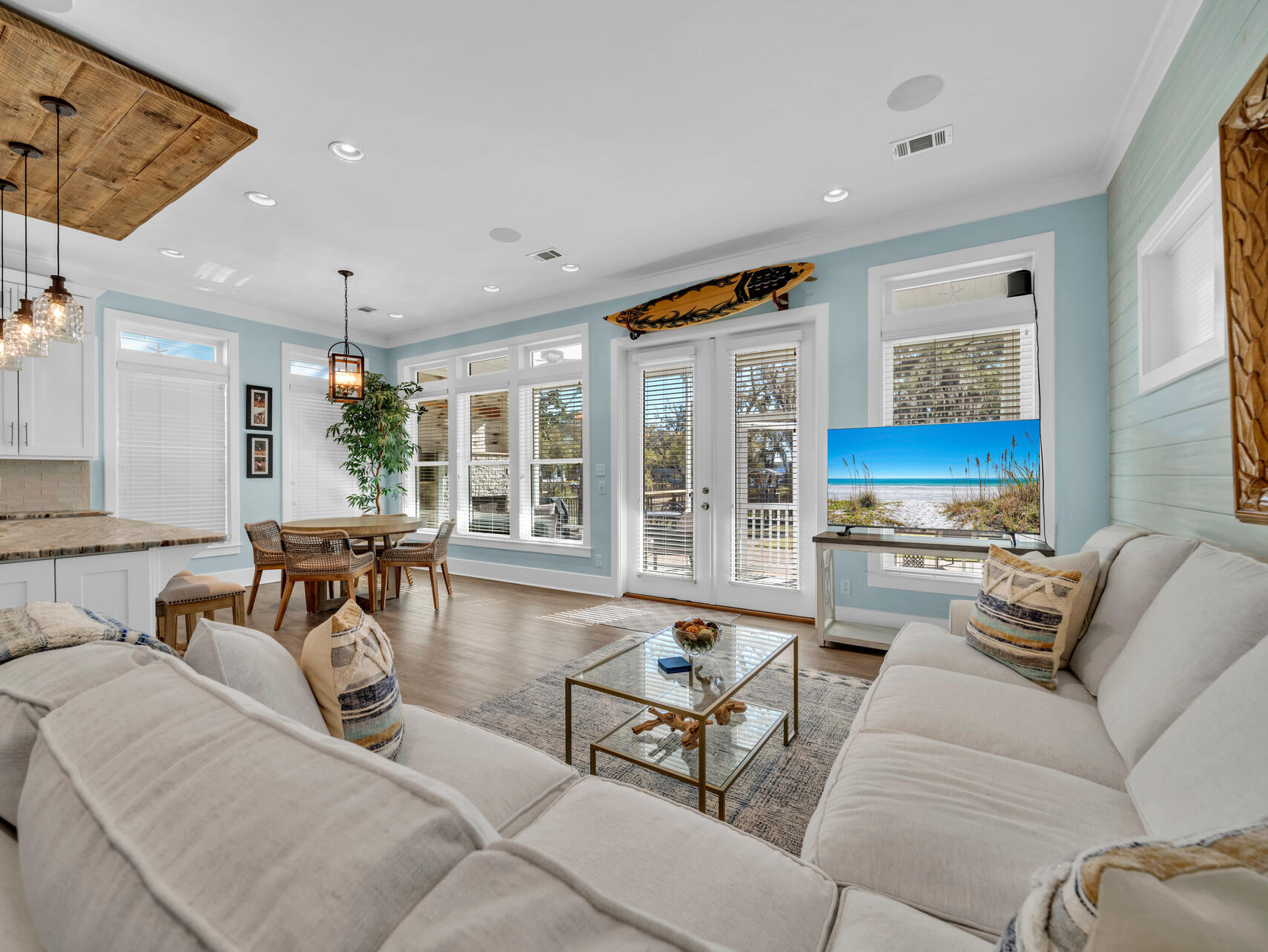 160 Rearden Way Santa Rosa Beach, FL 32459 - Photo 9 of 84 a living room with furniture and a large window