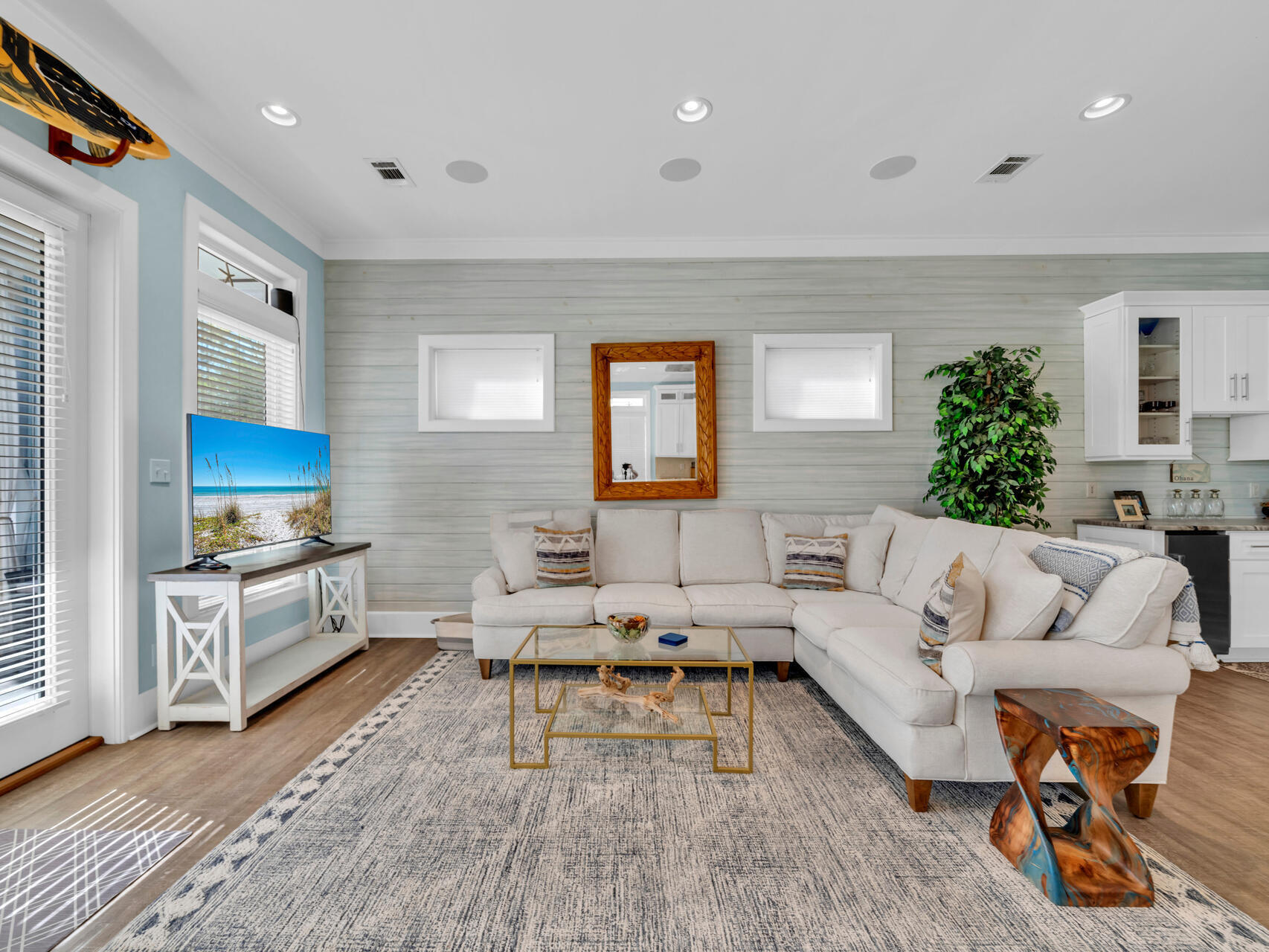 160 Rearden Way Santa Rosa Beach, FL 32459 - Photo 10 of 84 a living room with furniture and a wooden floor