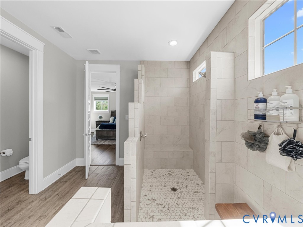 16107 Binley Road Midlothian, VA 23112 - Photo 41 of 75 Spacious Tiled Shower in Primary Bath