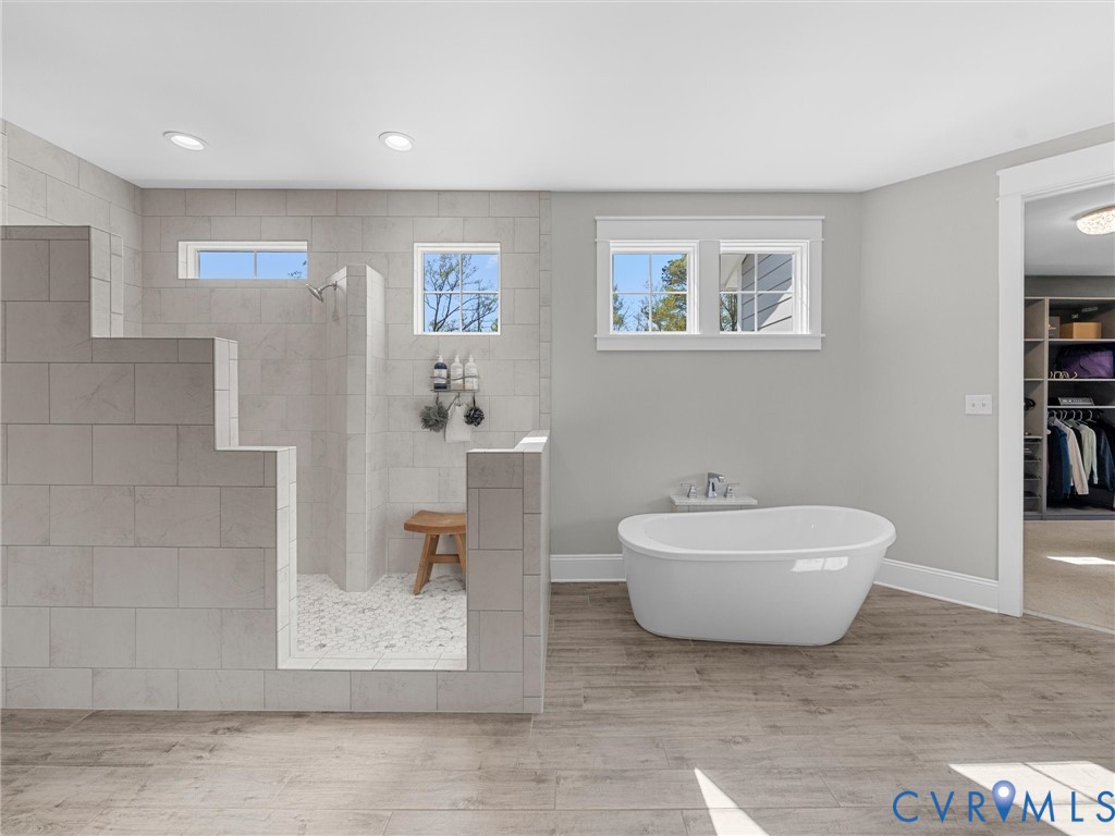 16107 Binley Road Midlothian, VA 23112 - Photo 42 of 75 Soaking Tub/Shower area in Primary Bathroom