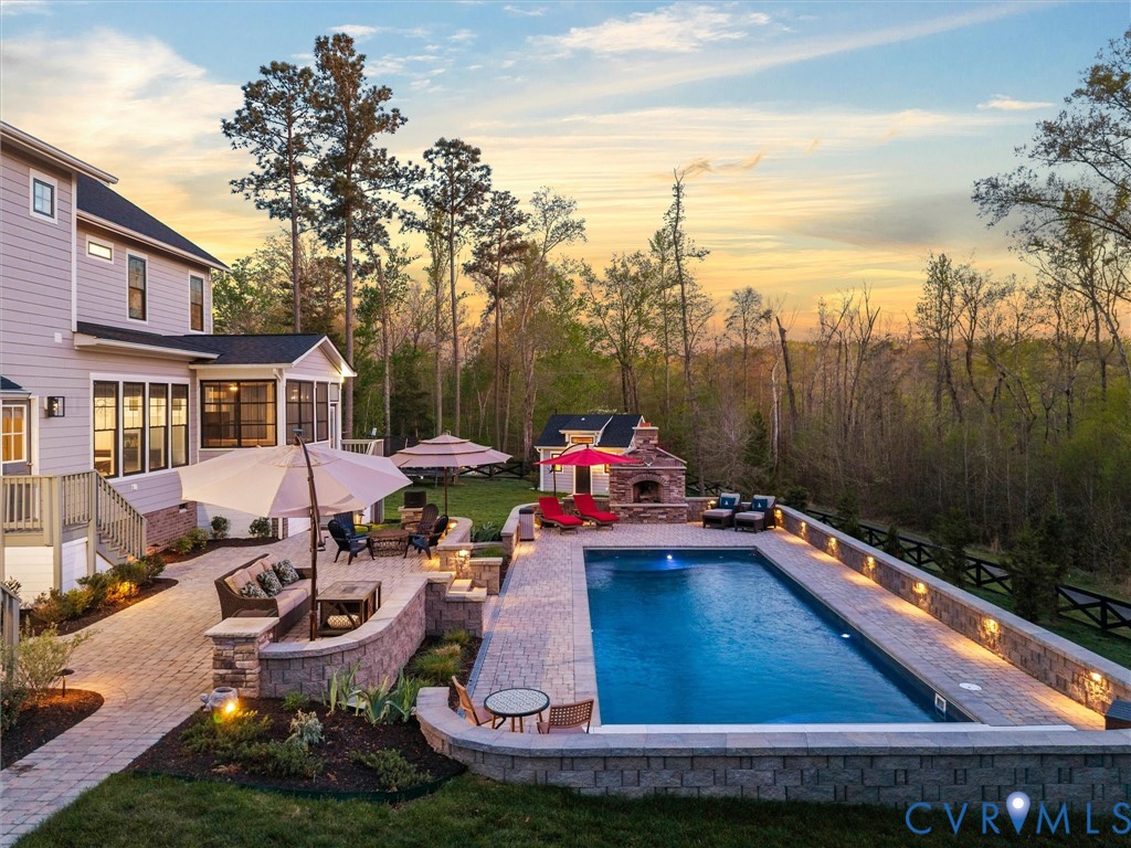 16107 Binley Road Midlothian, VA 23112 - Photo 61 of 75 Pool/Paver Patio area