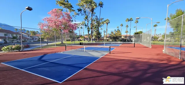 a view of a tennis court