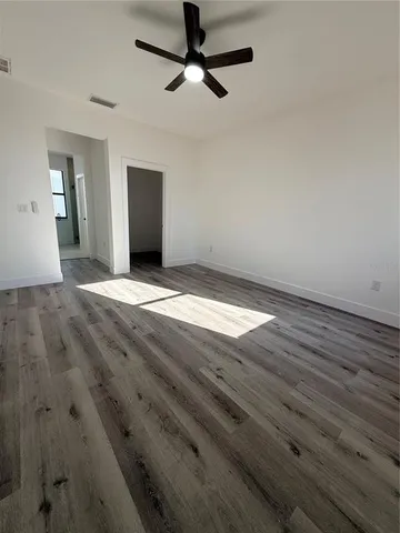 wooden floor in an empty room