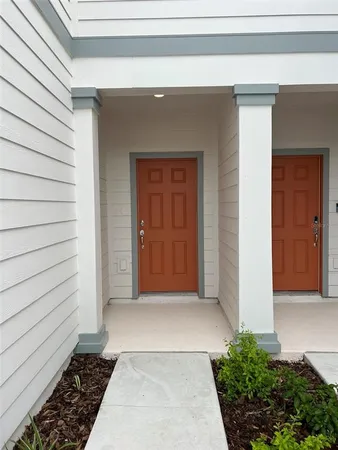 a view of front door