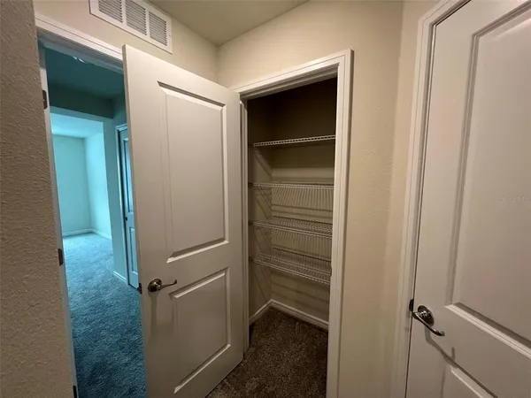 a view of closet area