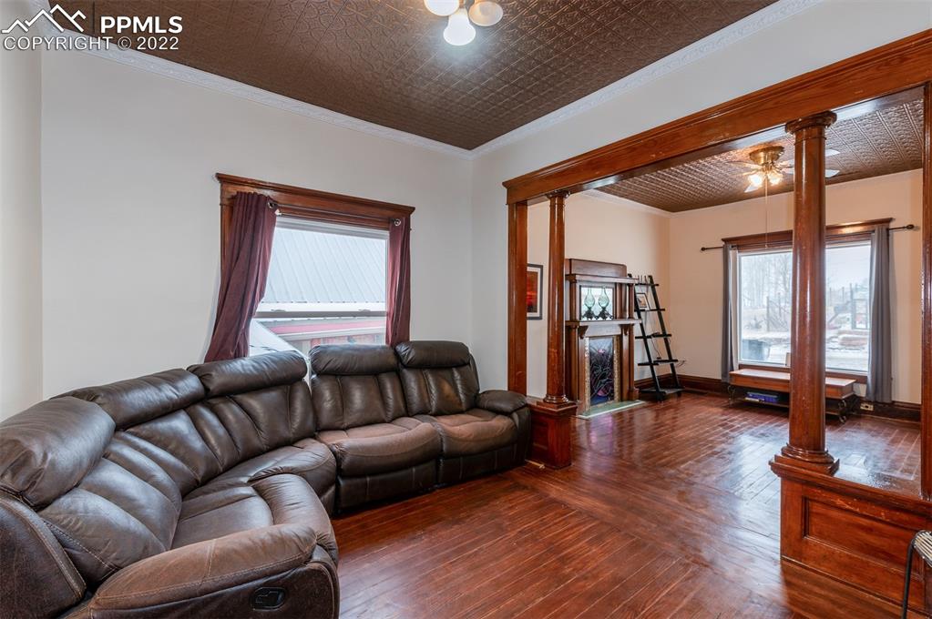 210 South 2nd Street Victor, CO 80860 - Photo 10 of 30 a living room with furniture and a large window