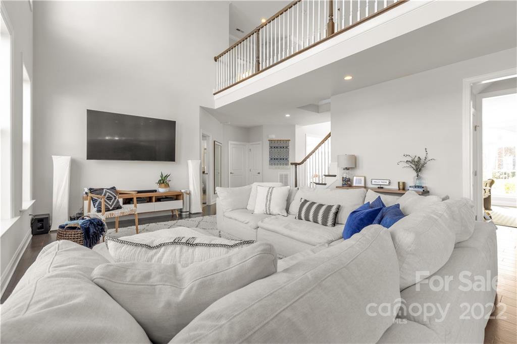 6028 Candlestick Lane Lancaster, SC 29720 - Photo 10 of 34 a living room with furniture and a flat screen tv