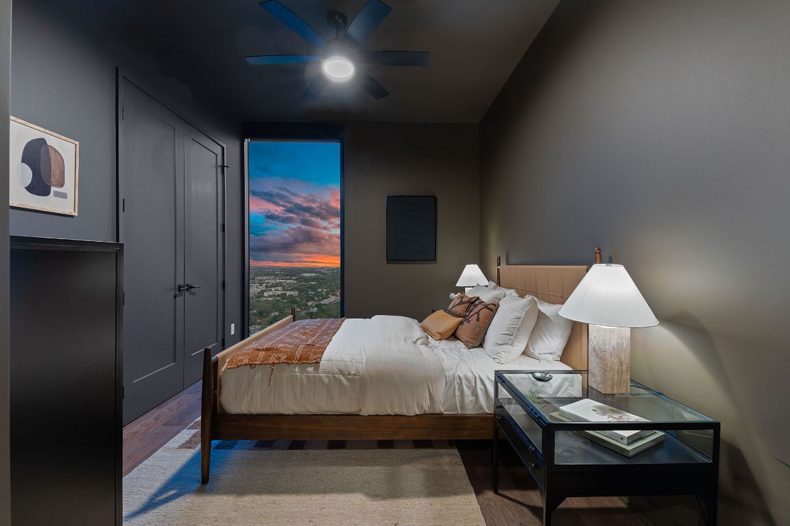 84 East Avenue, Unit 1506 Austin, TX 78701 - Photo 4 of 36 Representative Photo. Your guests have a retreat with a perfect slice of the city out your window.