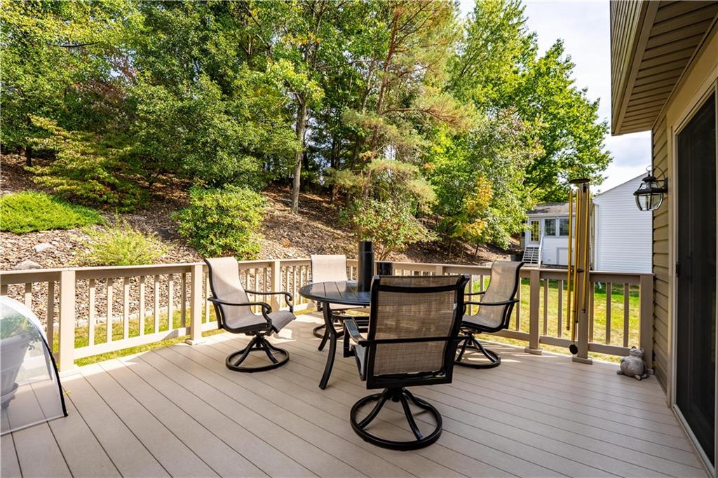 79 Fawnvue Drive McKees Rocks, PA 15136 - Photo 29 of 33 a view of balcony with chairs and wooden fence