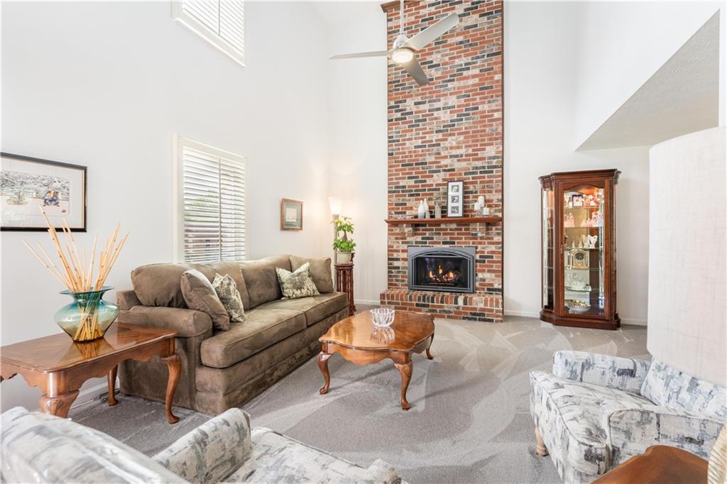 79 Fawnvue Drive McKees Rocks, PA 15136 - Photo 9 of 33 a living room with furniture and a fireplace