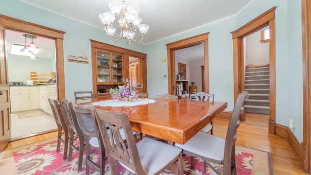 a room with furniture and a window