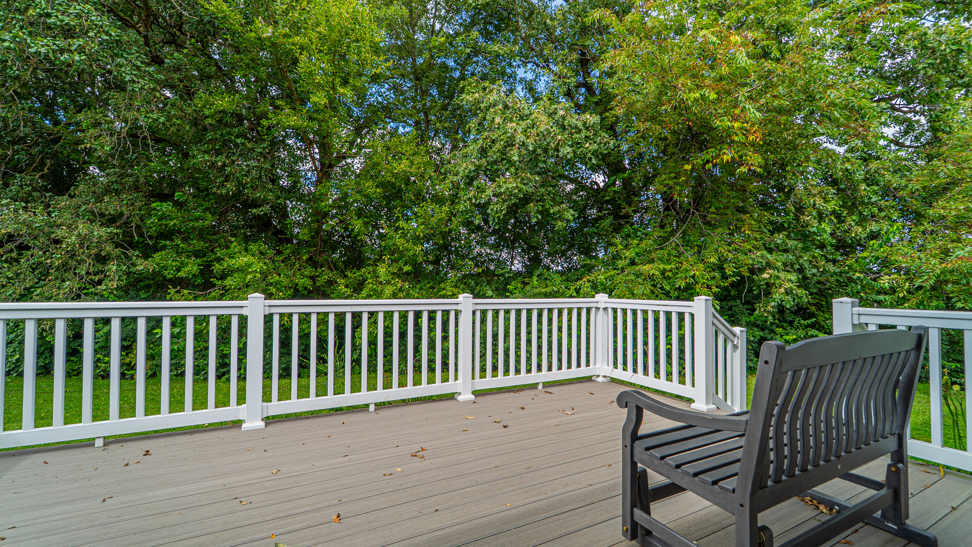 1340 East 2700 North Road Clifton, IL 60927 - Photo 47 of 80 a view of deck and wooden floor