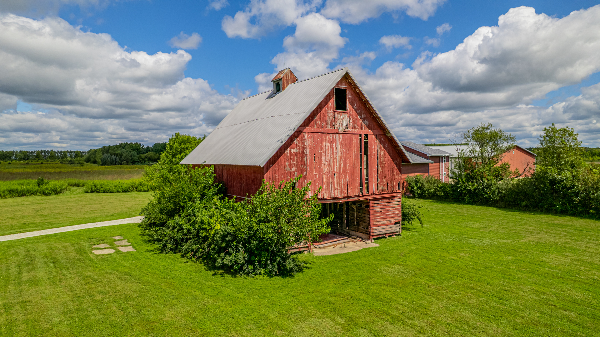 1340 East 2700 North Road Clifton, IL 60927 - Photo 63 of 80 a view of a garden with a large tree