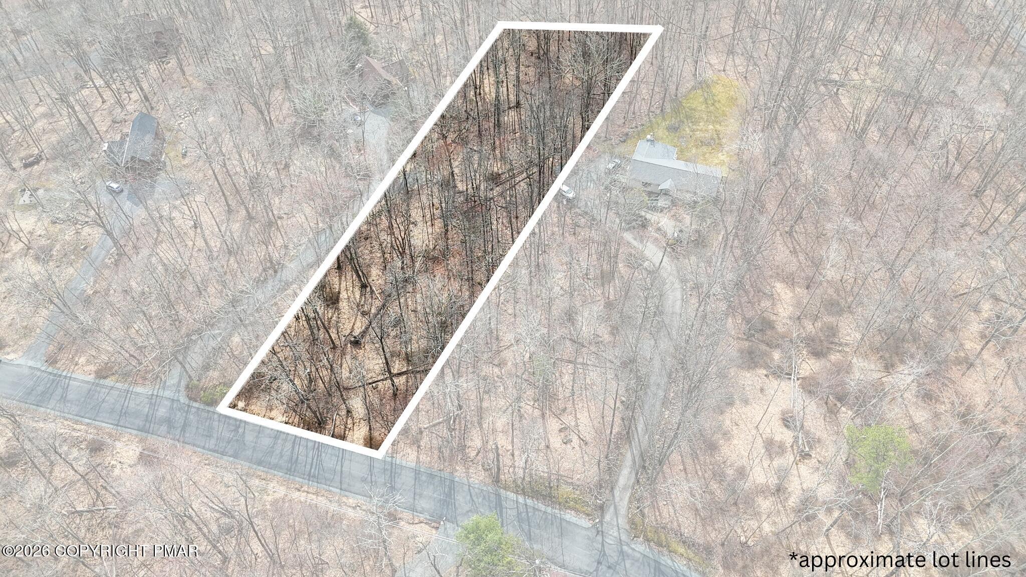 Lot 307 Blue Ridge Drive Cresco, PA 18326 - Photo 2 of 7 Approximate Lot Lines