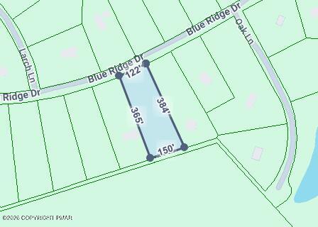 Lot 307 Blue Ridge Drive Cresco, PA 18326 - Photo 7 of 7 Lot Lines/Dimensions