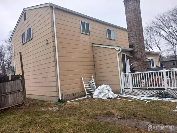 a backyard of a house