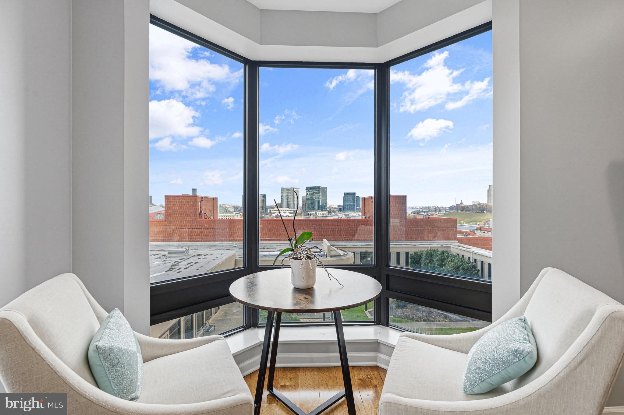 10 East Lee Street, Unit 808 Baltimore, MD 21202 - Photo 19 of 32 a living room with furniture and a window