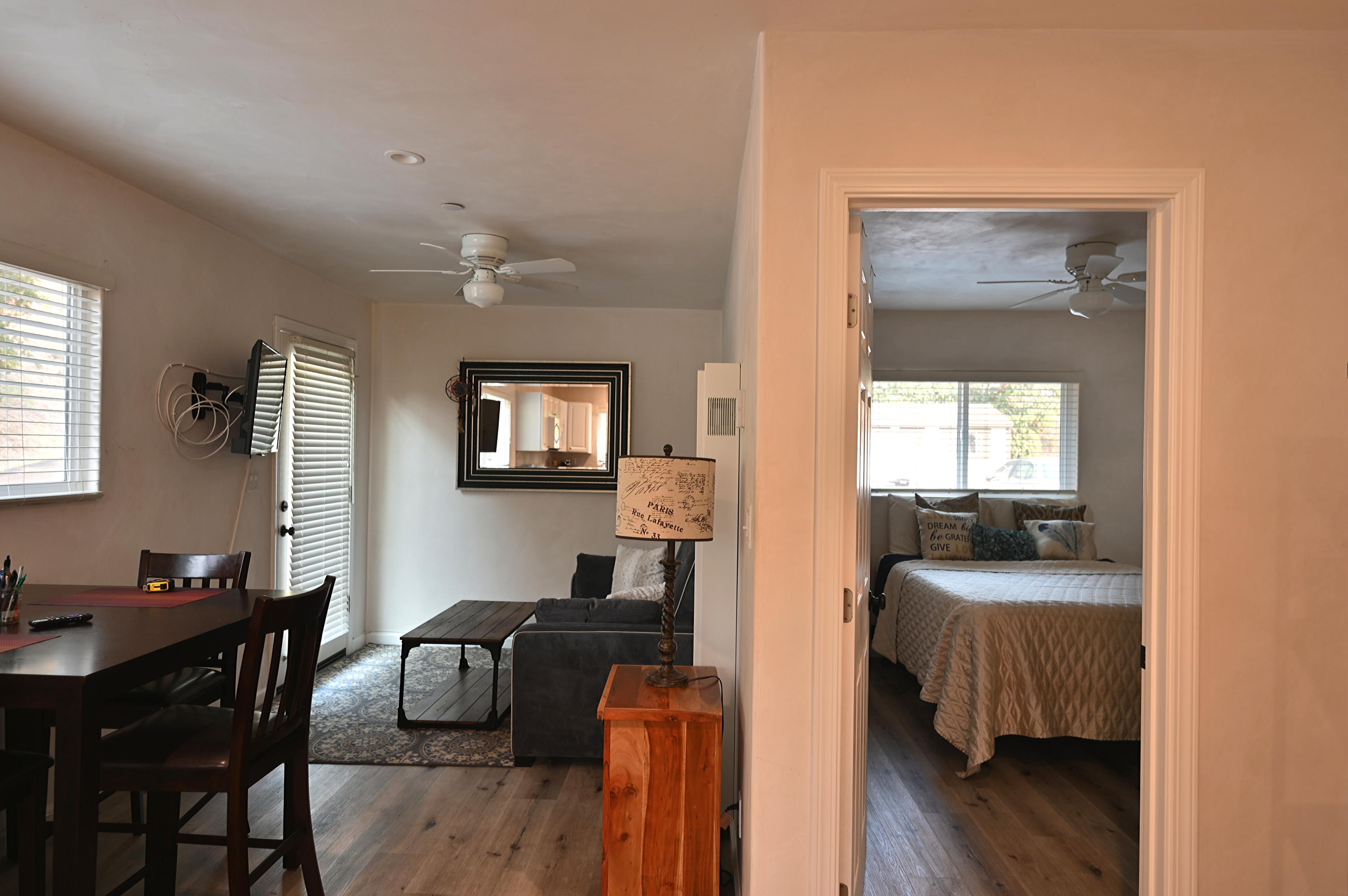 0 Rancho Embarcadero Goleta, CA 93117 - Photo 4 of 7 a bedroom with a bed and a wooden floor