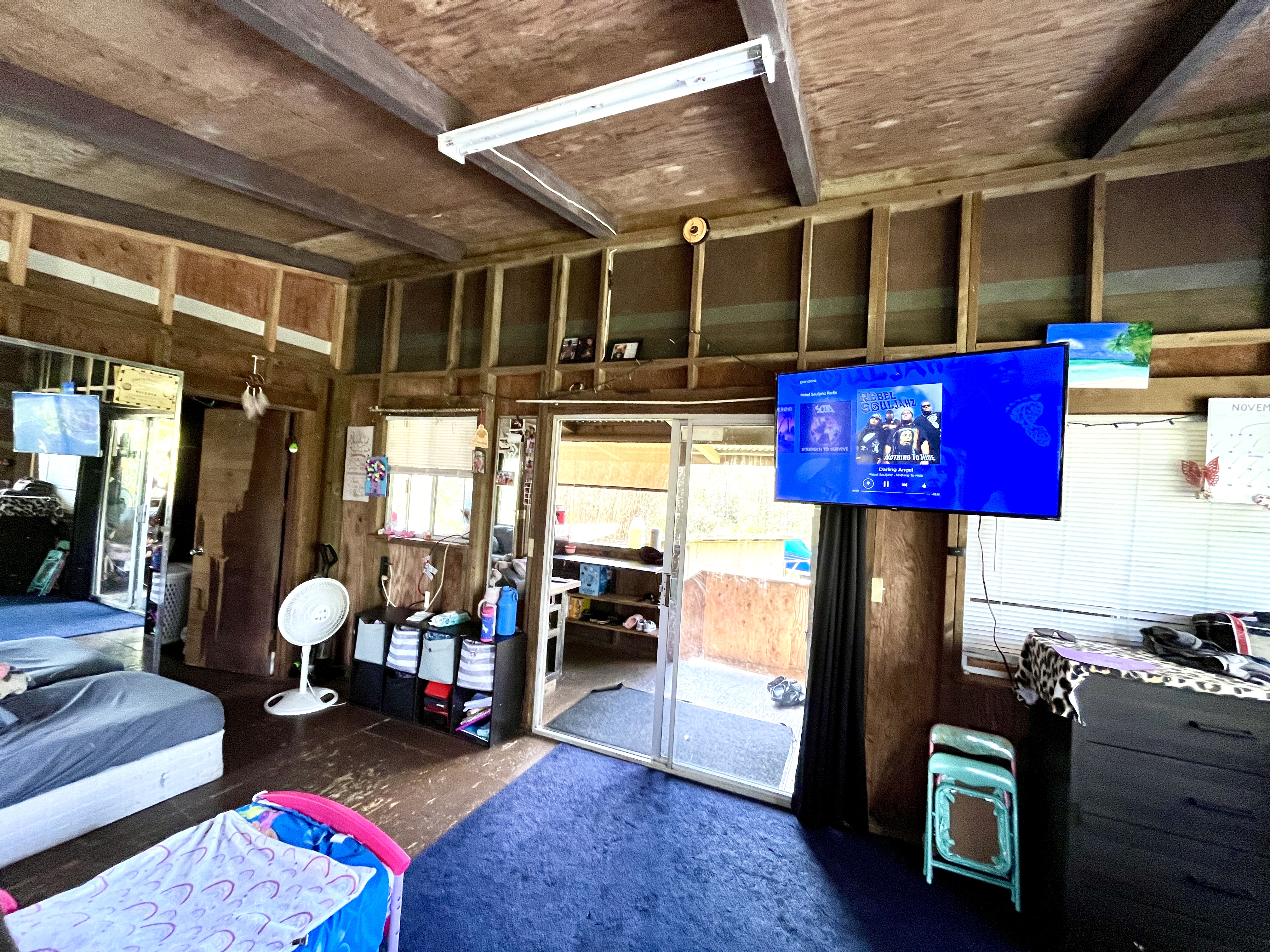 16-1088 Opeapea Road Kurtistown, HI 96760 - Photo 8 of 29 a living room with furniture a window and storage