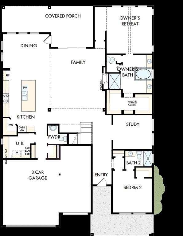 7581 Cardinal Flower Way Venus, TX 76084 - Photo 2 of 3 Floor plan