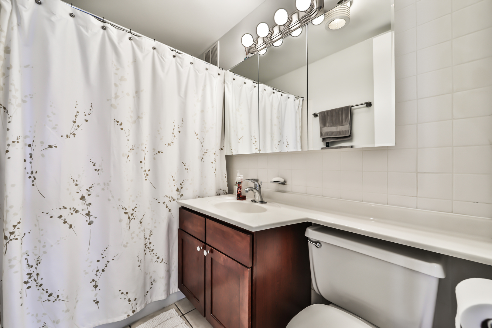 655 West Irving Park Road, Unit 3810 Chicago, IL 60613 - Photo 14 of 26 a bathroom with a sink a mirror and a toilet