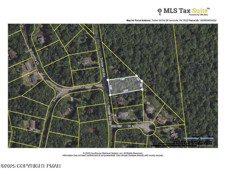 2 B Timber Hill Road Henryville, PA 18332 - Photo 2 of 6 CRS Data - Property Map for Timber Hill