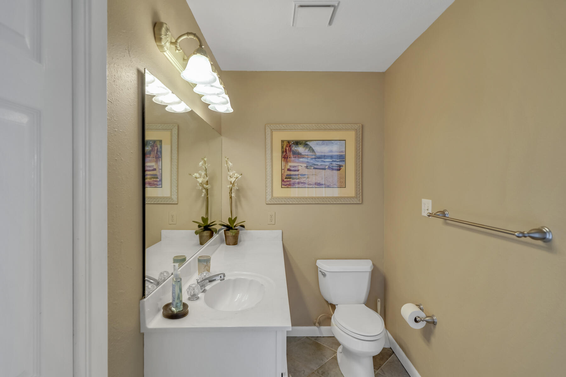 173 Durango Road Destin, FL 32541 - Photo 32 of 37 a bathroom with a sink mirror and toilet