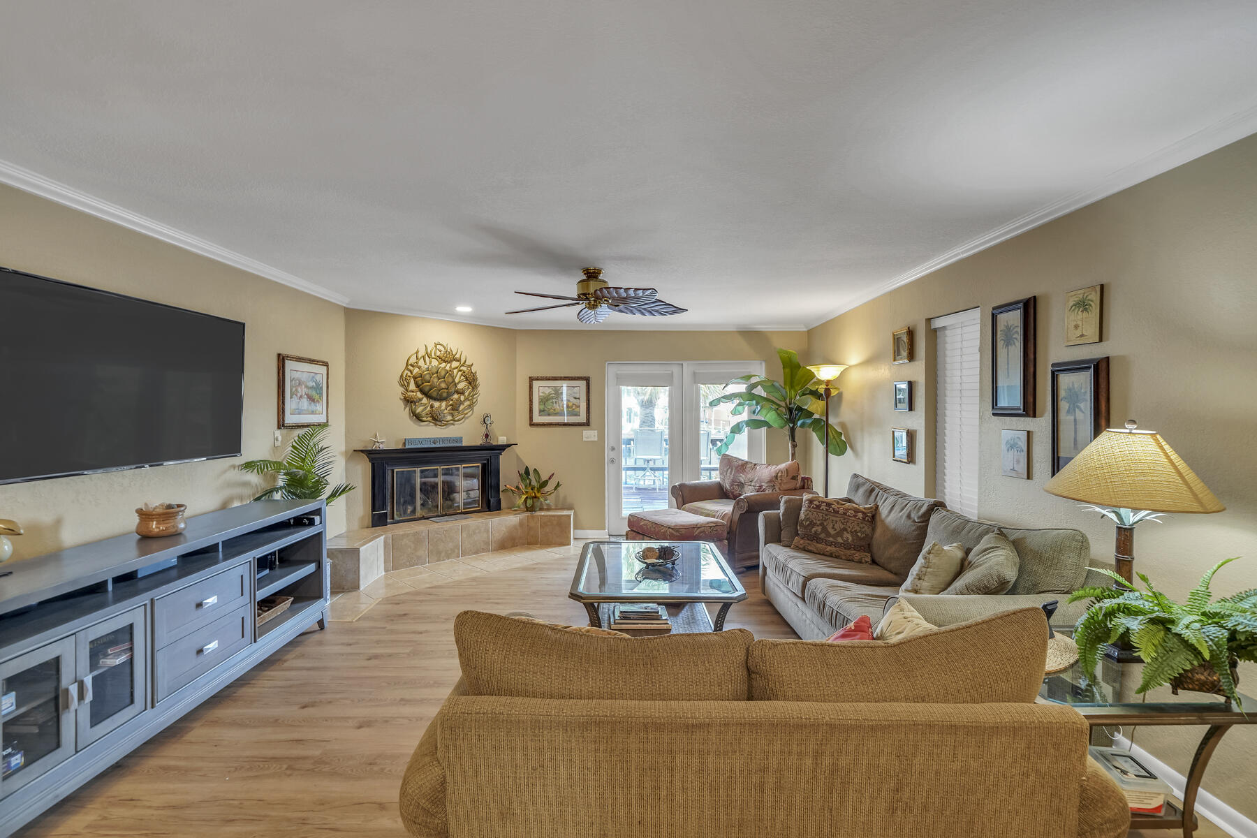 173 Durango Road Destin, FL 32541 - Photo 7 of 37 a living room with furniture and a flat screen tv