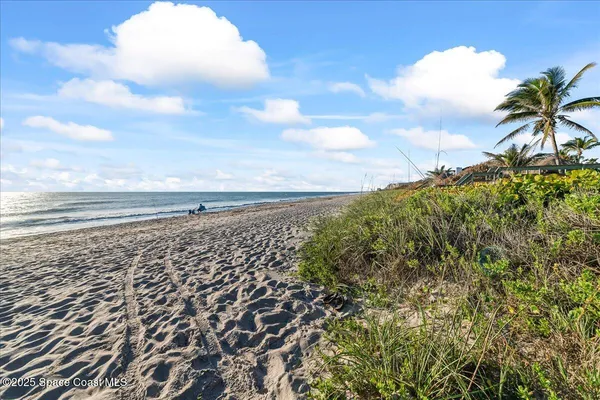 a view of an ocean beach