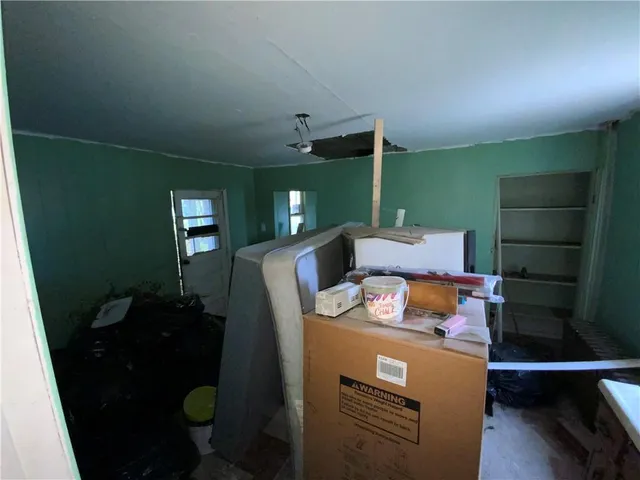 a view of water heater room