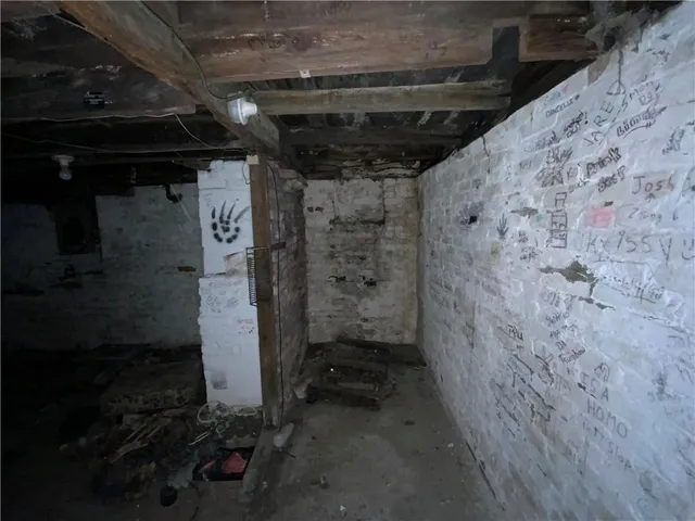 a workspace with furniture and window