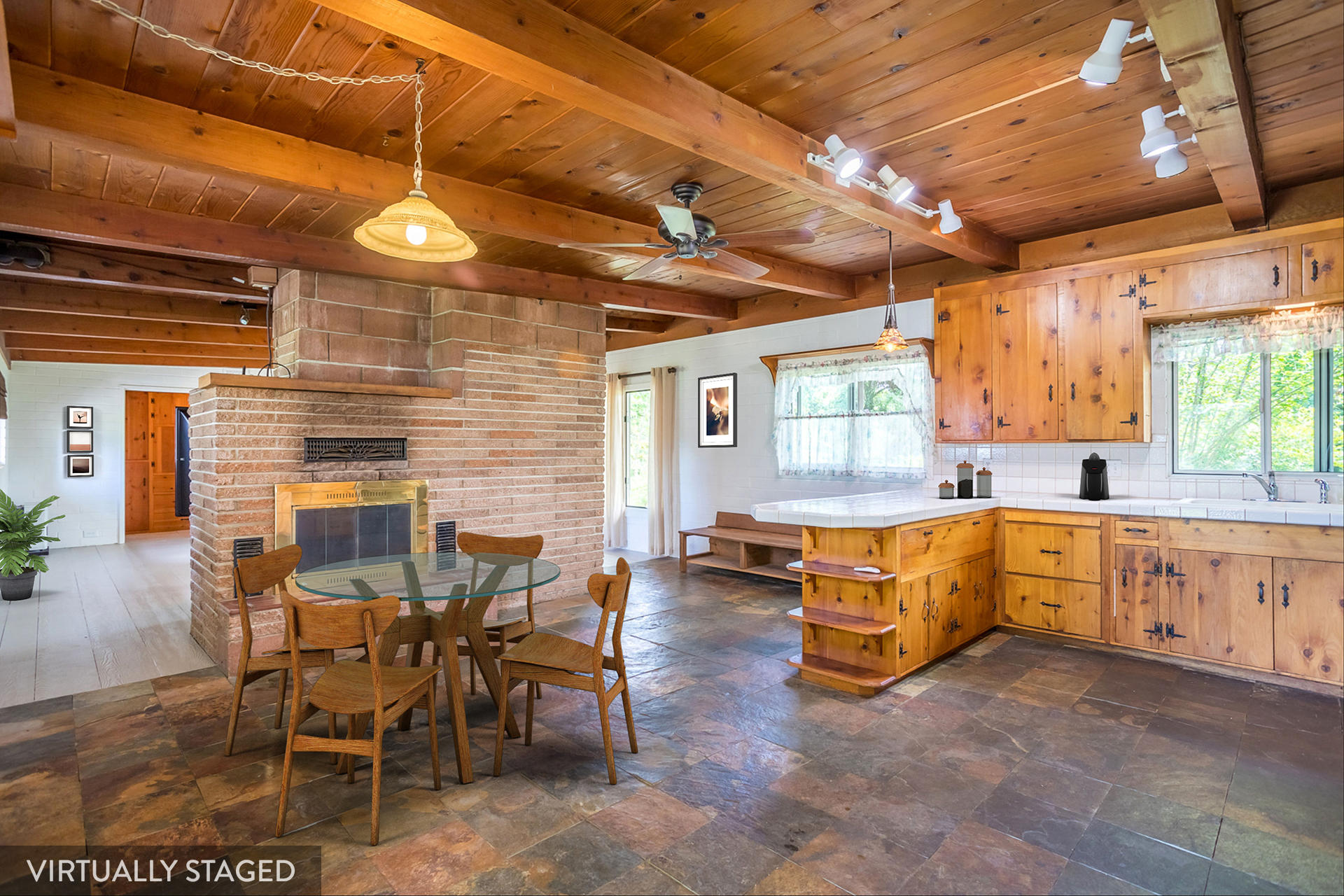 22437 Adobe Road Cottonwood, CA 96022 - Photo 6 of 28 21 kitchen dining staged