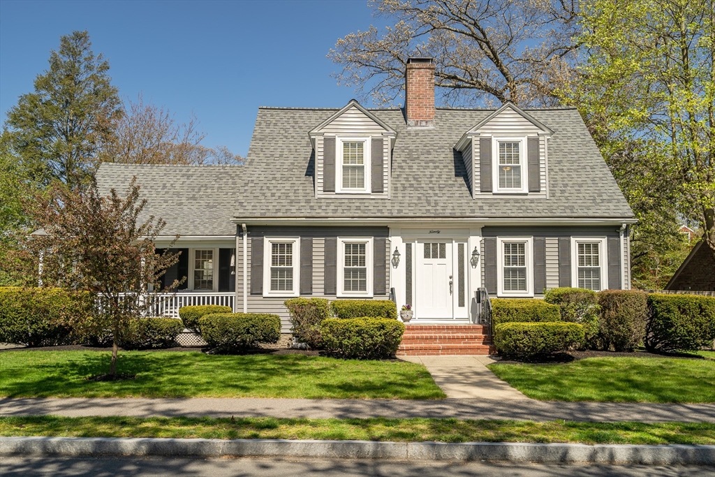 90 Governors Road Milton, MA 02186 - Photo 1 of 28 a front view of a house with garden