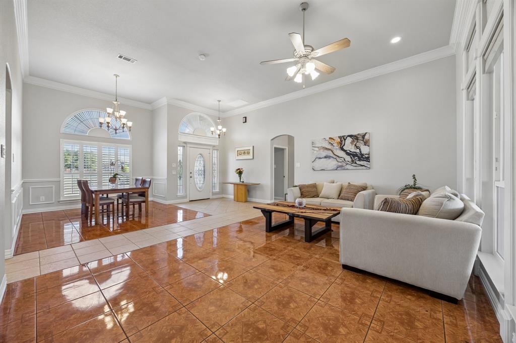 174 King Ranch Court Fort Worth, TX 76108 - Photo 7 of 40 Primary Home - Entry with Formal Dining Room and Living Room.