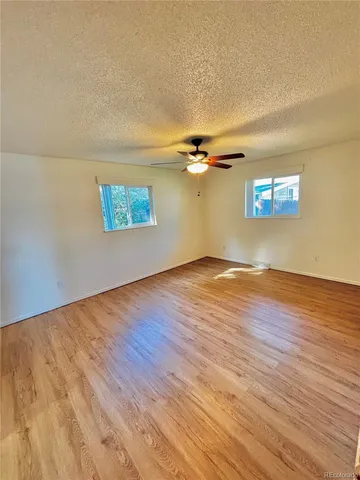 wooden floor in an empty room