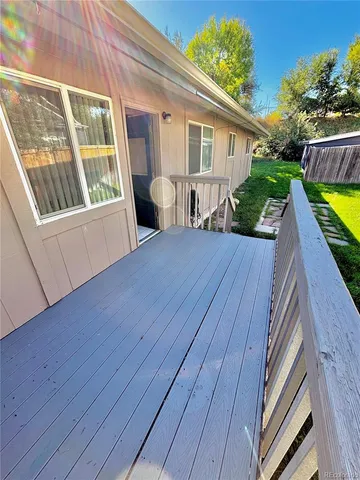 a view of a backyard with a garden