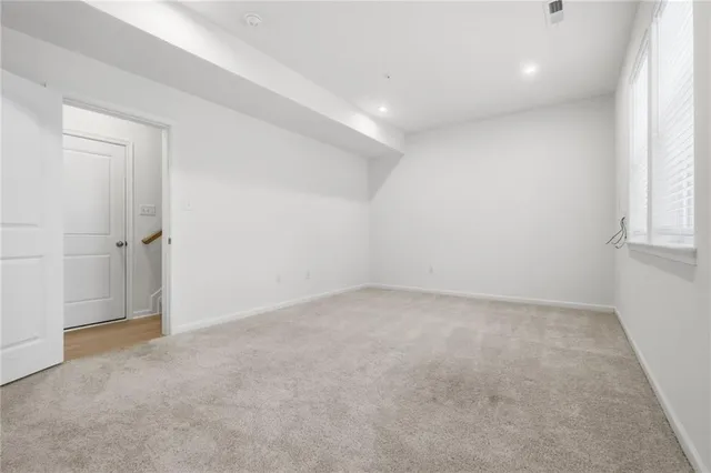 a view of an empty room