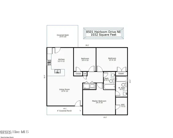 $1,900 | 8501 Heirloom Drive Northeast, Leland, NC 28451