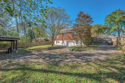 a view of outdoor space with trees