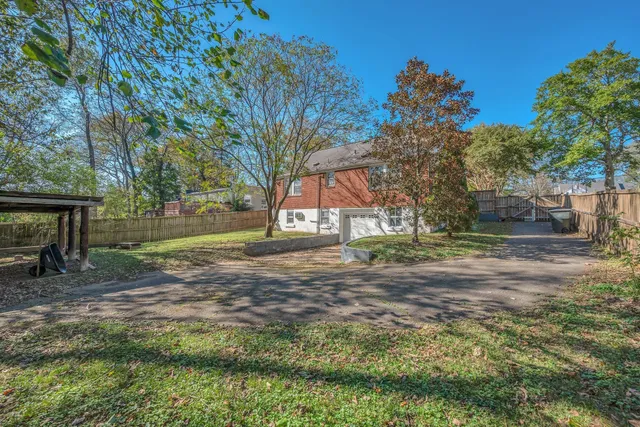 a view of outdoor space with trees