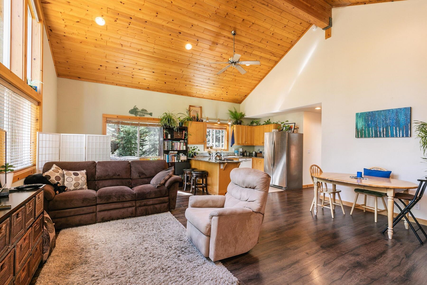11325 Thelin Drive Truckee, CA 96161 - Photo 20 of 21 a living room with furniture and wooden floor