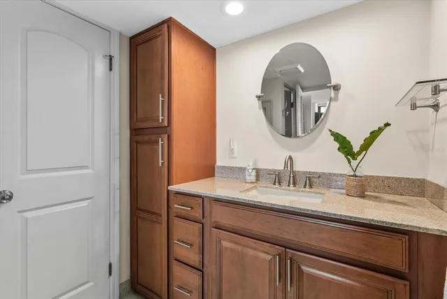 a view of a city from a balcony