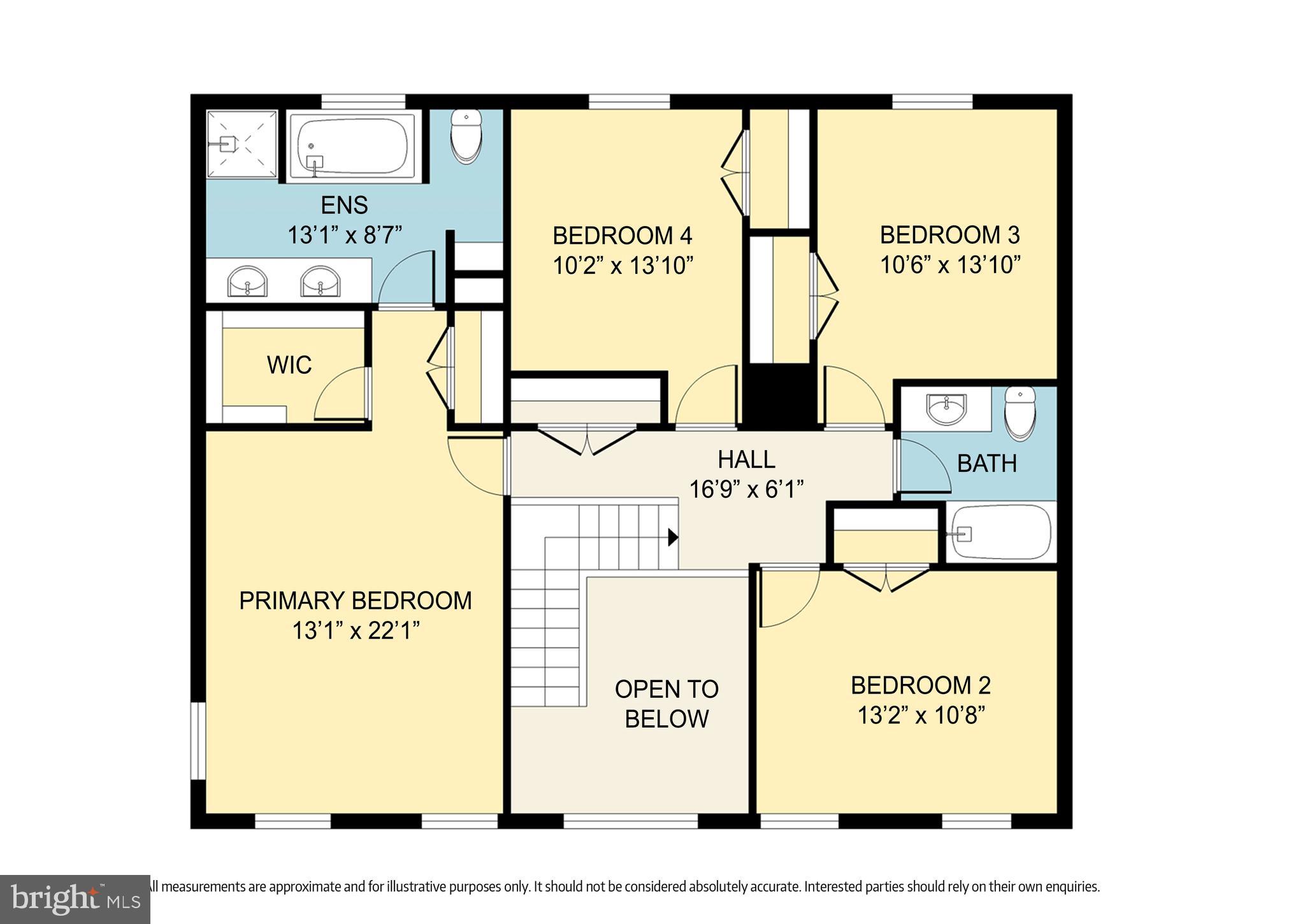 1587 Kingstream Circle Herndon, VA 20170 - Photo 64 of 65 Upper level floor plan