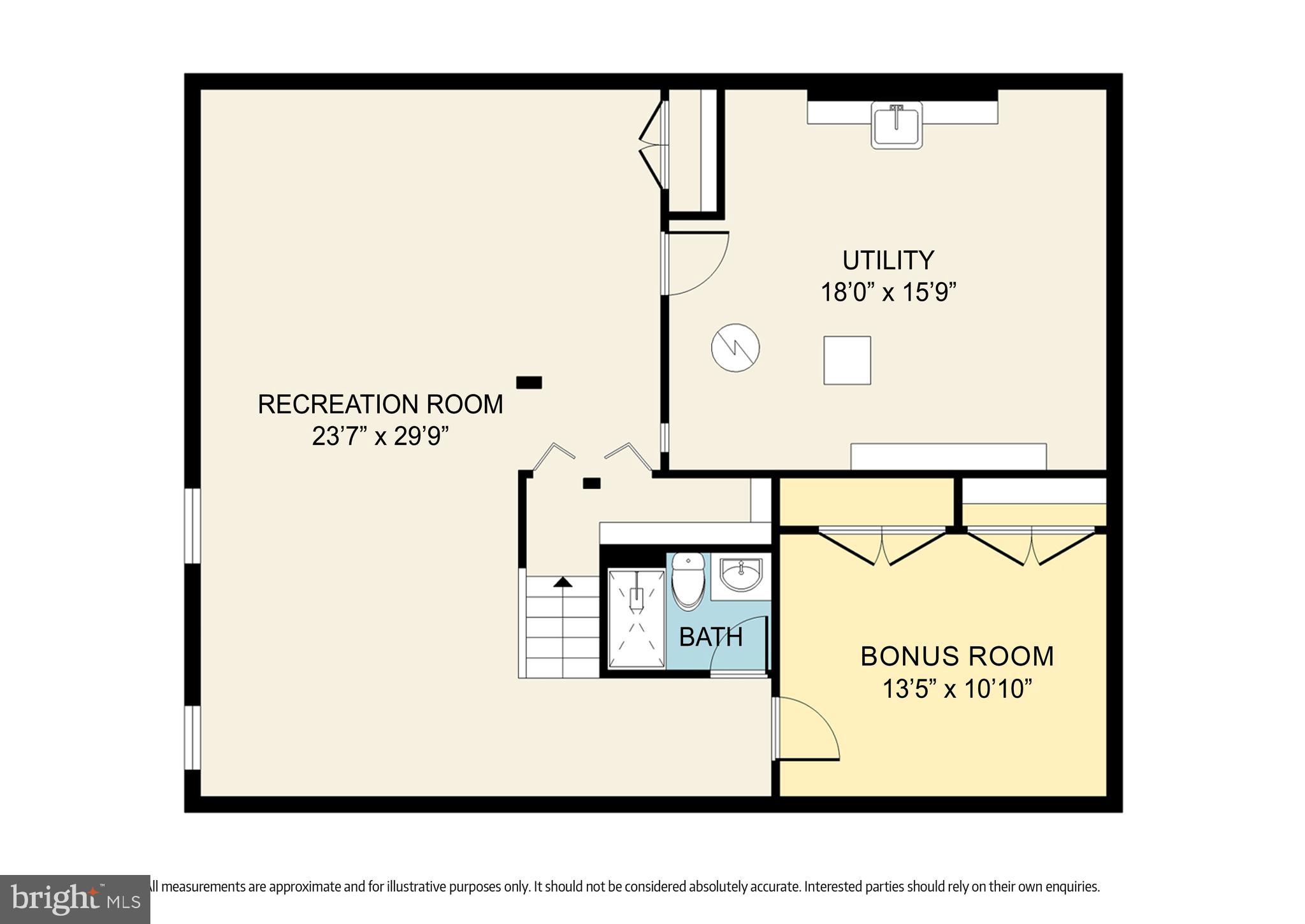 1587 Kingstream Circle Herndon, VA 20170 - Photo 65 of 65 Lower level floor plan