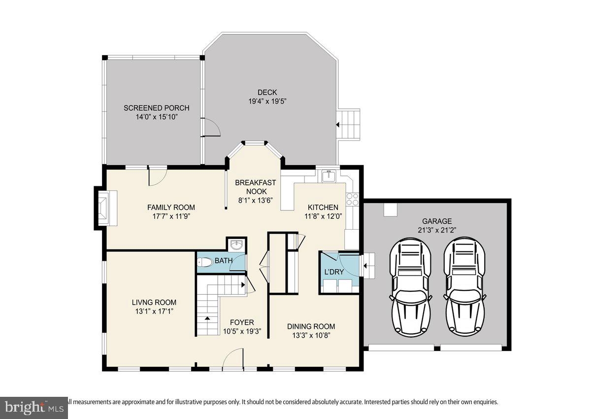1587 Kingstream Circle Herndon, VA 20170 - Photo 63 of 65 Main level floor plan